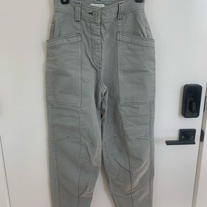 Topshop Cargo Pants, Grey/Blue